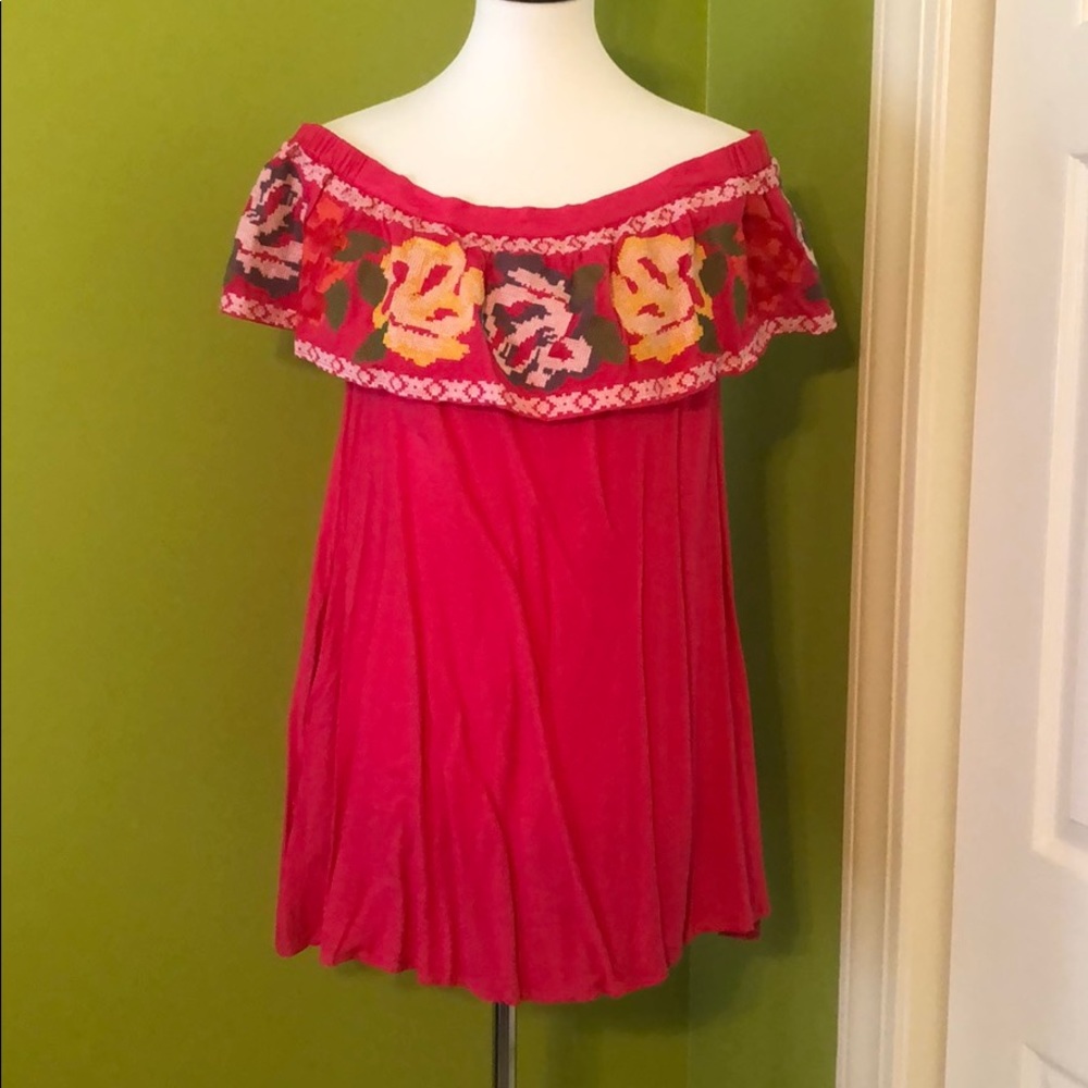 Jodifl off-shoulder mini dress size small